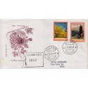 FDC ITALIA 1968 Filagrano Unif. 1106/7 Flora 3° S. Annullo Milano raccomandata