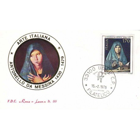 FDC ITALIA 1979 Roma Luxor Unif. 1448 Arte Italiana Annullo Udine