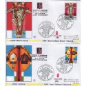 FDC VATICANO 1996 Grolla Unif. 1046/7 Unione Brest-Litovsk 2 Buste