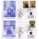 FDC VATICANO 1994 Grolla Unif. 998/1000 Archeologia Cristiana