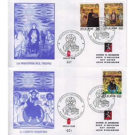 FDC VATICANO 1994 Grolla Unif. 998/1000 Archeologia Cristiana