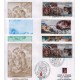 FDC VATICANO 1994 Grolla Unif. 981/88 Restauro Cappella Sistina 4 buste