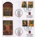 FDC VATICANO 1992 Grolla Unif. 938/41 Piero della Francesca