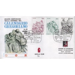 FDC VATICANO 1982 Grolla Unif. 716/18 Calendario Gregoriano