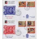 FDC VATICANO 1972 Grolla Unif. 524/28 Anno Internazionale del Libro