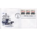 FDC US ArtMaster Sott. 2130a 27/06/1988 10.1c Transportation Coils - Oil Wagon