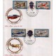 FDC Italia 1981 Roma Luxor 168/a Unif 1555/58 Costruzioni Aeronautiche A/F Udine