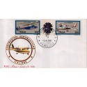 FDC Italia 1981 Roma Luxor 168a Unif 1555/56 Costruzioni Aeronautiche A/F Udine