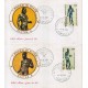 FDC Italia 1981 Roma Luxor 181/2 Unif 1576/7 I Bronzi di Riace A/F Benevento