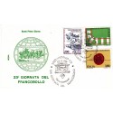 FDC Italia 1981 Rodia Unif 1587/9 23° Giornata del Francobollo A/S Livorno