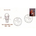 FDC Italia 1981 Rodia Unif 1586 Papa Giovanni XXIII A/S Sotto il Monte