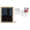 FDC Italia 1983 Filagrano Gold Unif 1653 Castelli d'Italia A/F Matera