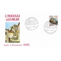 FDC Italia 1984 Roma 1674 Castelli d'Italia 550 Rocca Sinibalda A/F Matera