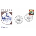 FDC Italia 1986 Capitolium Unif. 1765 Castelli d'Italia 650 Castello di Montecchio A/S