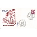 FDC Italia 1988 Venetia Unif 1840 Castelli d'Italia 650 Serralunga d'Alba A/S