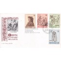 FDC VATICANO 1965 Roma Unif. 410/13 Dante Alighieri v01