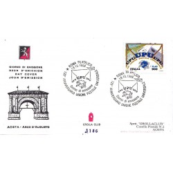 FDC ITALIA 1999 - Grolla 1186 unif. 2466 UPU Unione Postale Univ. apg