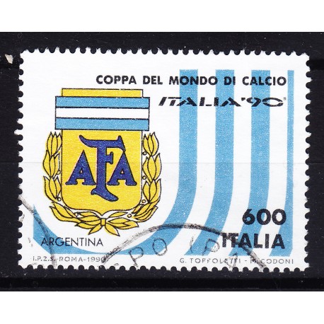 Italia 1990 Unif. 1914 Mondiali di Calcio 90 - Argentina usato