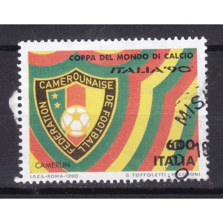 Italia 1990 Unif. 1916 Mondiali di Calcio 90 - Camerun usato