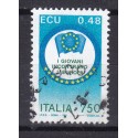 Italia 1991 Unif. 1976 I giovani incontrano l'Europa usato