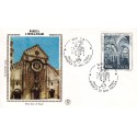 FDC Italia Filagrano Gold 1989 Unif. 1877 Basilica S. Nicola Bari A/S