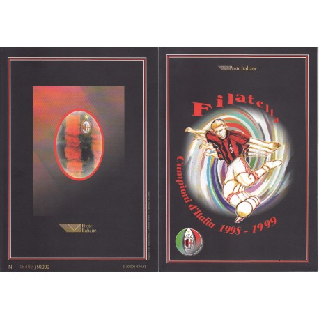 Folder Italia 1999 - Milan Campione D'Italia  val. fac. € 10.33