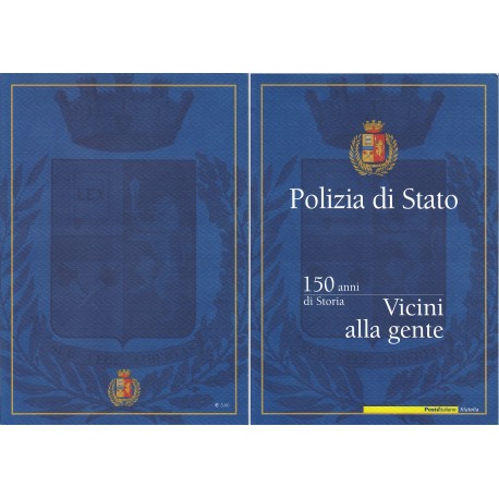 Folder Italia 2002 - Polizia di Stato  val. fac. € 5.00