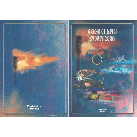 Folder Italia 2000 Giochi Olimpici Sydney 2000 val. fac. € 10,33