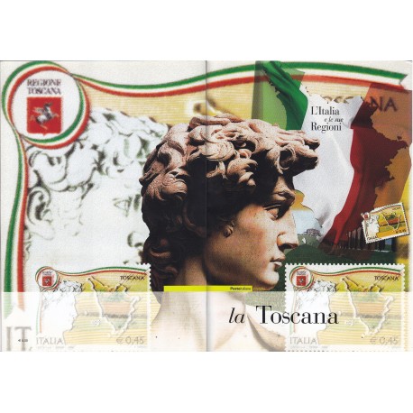 Folder Italia 2006 Regione D'Italia Toscana val. fac. € 8,00