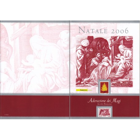 Folder Italia 2006 Natale val. fac. € 16,00