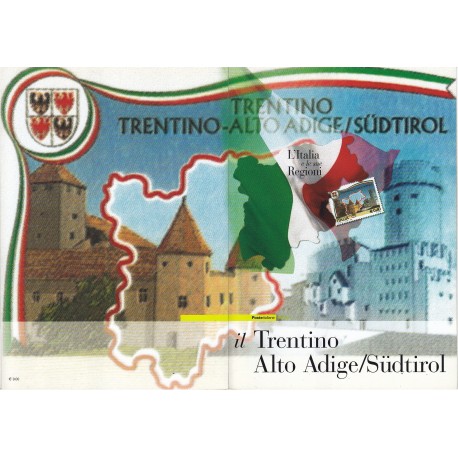Folder Italia 2007 Regioni D'italia Trentino Alto Adige val. fac. € 9,00