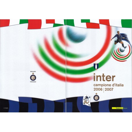Folder Italia 2007 Inter Campione D'Italia  val. fac. € 18,00