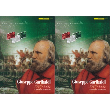 Folder Italia 2007 Giuseppe Garibaldi val. fac. € 40,00