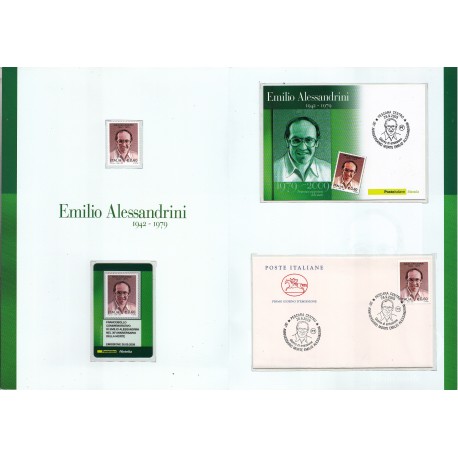 Folder Italia 2009 Emilio Alessandrini val. fac. € 10,00