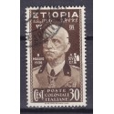 Italia Colonie - Etiopia 1936 Effigie di Vittorio Emanuele III 30c us