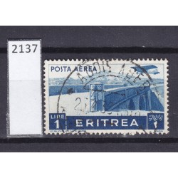 Italia Colonie - Eritrea 1936 Posta Aerea 1 L. usato