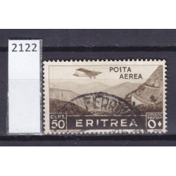 Italia Colonie - Eritrea 1936 Posta Aerea 50c usato