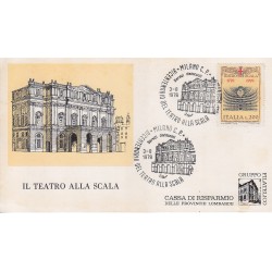 FDC ITALIA Marcofilia - annullo speciale 03/08/1977 Teatro della Scala Milano