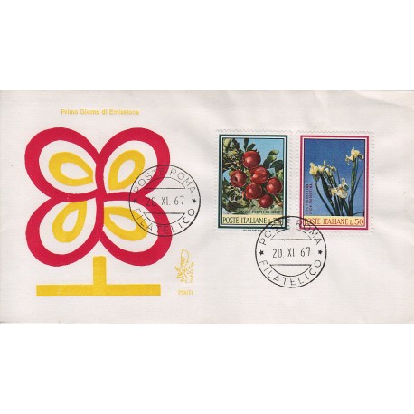 FDC Italia Venetia 1967 258-it Flora Italiana