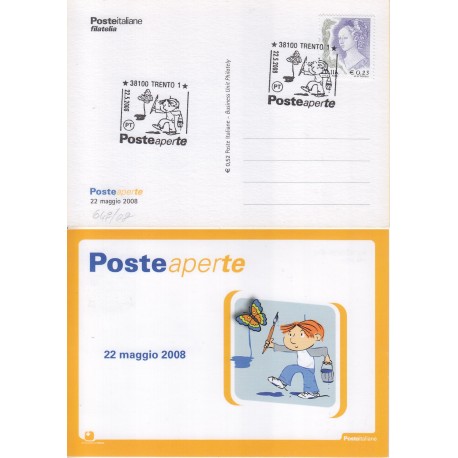 FDC annullo speciale 22/05/208 Posteaperte a/s Trento 648/08