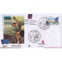 FDC ITALIA 1999 Grolla 1172 unif. 2454 Fausto Coppi a/s