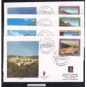 FDC ITALIA 1992 - Grolla 811 unif. 2041 - Propaganda turistica 19ª emiss.: Arcevia , Braies , Maratea , Pantelleria