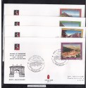 FDC ITALIA 1992 - Grolla 811 unif. 2041 - Propaganda turistica 19ª emiss.: Arcevia , Braies , Maratea , Pantelleria