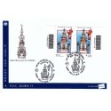 FDC - ITALIA 32/2014 Folclore Giro della Rua di Vicenza A/Sp codice a barre sx dx