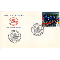 FDC ITALIA 2013 POSTE ITALIANE - 3468 - Campionati Mondiali di ciclismo su strada A/SP