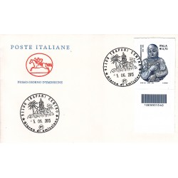 FDC ITALIA 2013 POSTE ITALIANE - 3459 - 700º anniversario della nascita di Giovanni Boccaccio A/TP + codice a barre